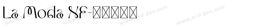 La Moda NF字体转换